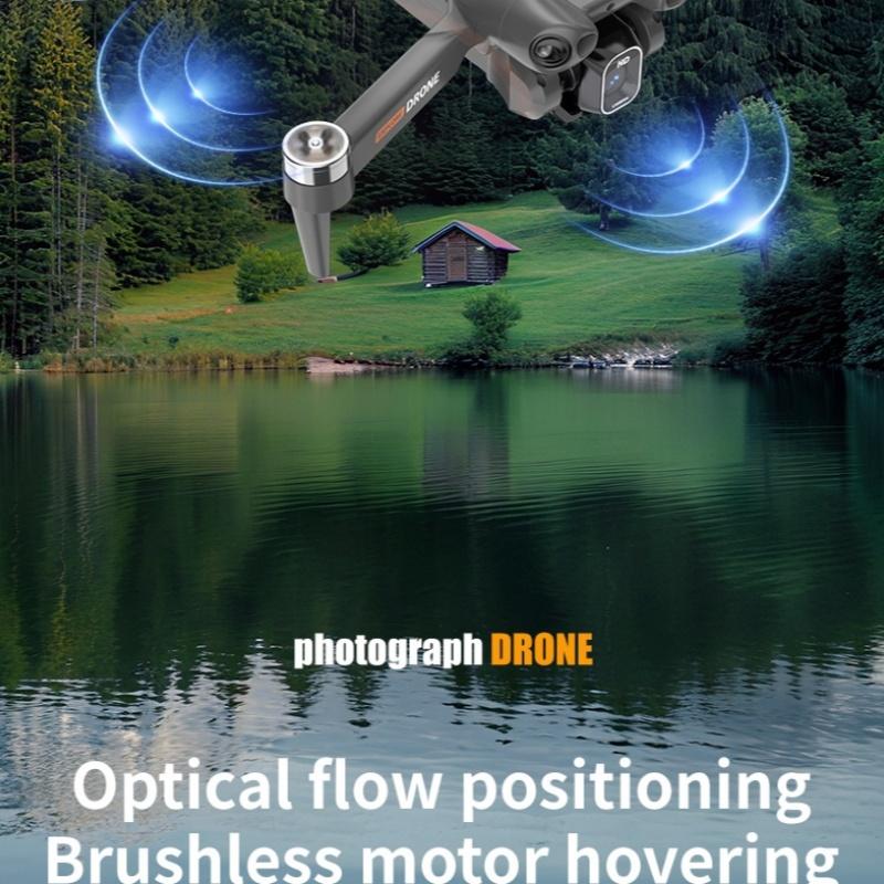 RC Drohe with 4K Dual Camera ObstacleAvoidance Foldable FPV Drone Long FlightTime for Beginners