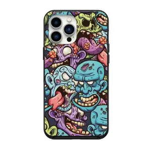 Halloween Zombie Heads Case for iPhone 14 14 pro 14pro max 13 12 11 Pro Max Case iPhone 13 12 Mini XS Max XR 6 7 Plus 8 Plus