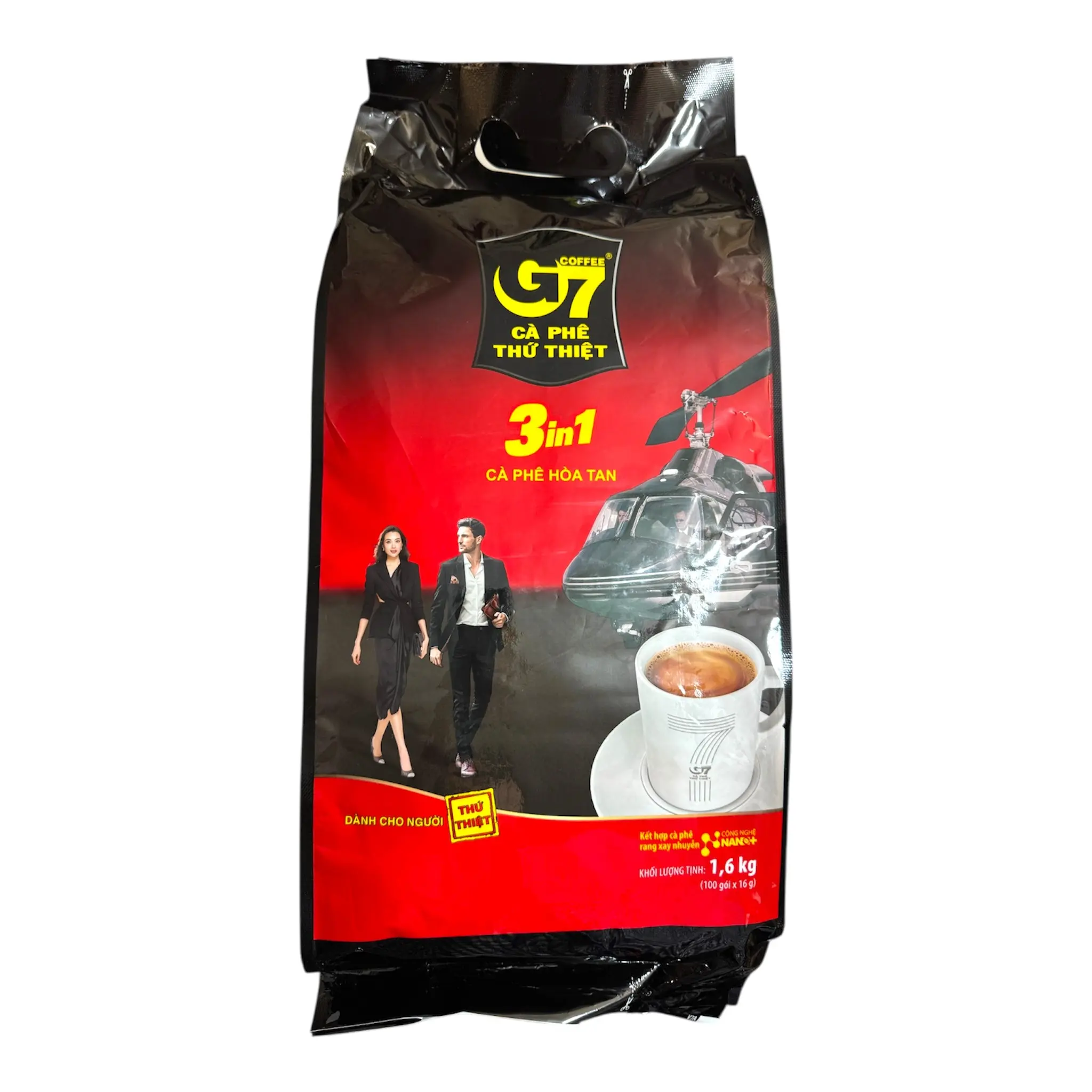 Trung Nguyen G7 3-In-1 Instant Vietnamese Coffee Mix (Local) - 100 packs (1.6kg)