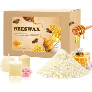 Beeswax Pellets 5LB (80 oz)|   Bees Wax for Candle Making | Candle Wax Beads & Bees Wax Pellets Melts for DIY Crafts and Candle Wax, Soap, Candle Making Supplies