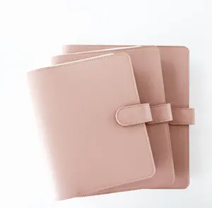 Rose Pink Pebble | Vegan Leather Planner Cover