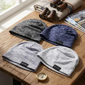 Lightweight Slouchy Beanie for Men and Women - Oversize Thin Cotton Skull Cap Chemo Cap Night Sleeping Hat for All Seasons, Comfortable Breathable Unisex Design Perfect for Daily Wear, Outdoor Activities, and Cold Weather Protection