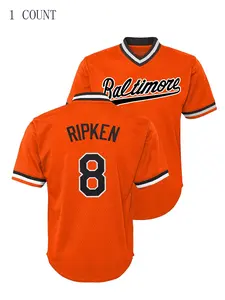 Men's Letter & Figure Patched Baseball Jersey, Casual Loose Short Sleeve V Neck Baseball Top for Fall & Winter, Men's Sportswear for Training & Competition,Workout Tops, Sports Clothing, Jersey Shirt, Apparel Jersey, Embroidery Jersey, Jerseys