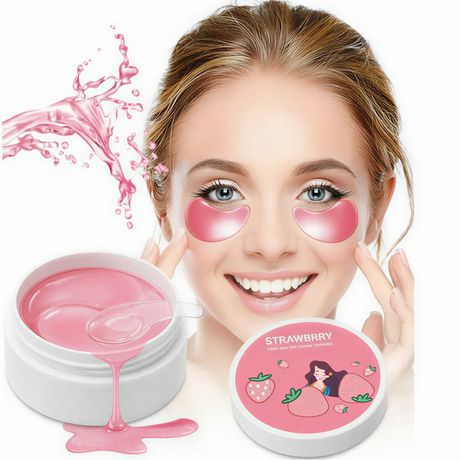 Collagen Anti-Fatigue Eye Patches – 60 Pcs/Set Under Eye Mask, Reduce Dark Circles & Puffiness, Hydrating Eye Care for Tired Eyes, Moisturizing Comfort, Skin Care Gift for All Skin Types