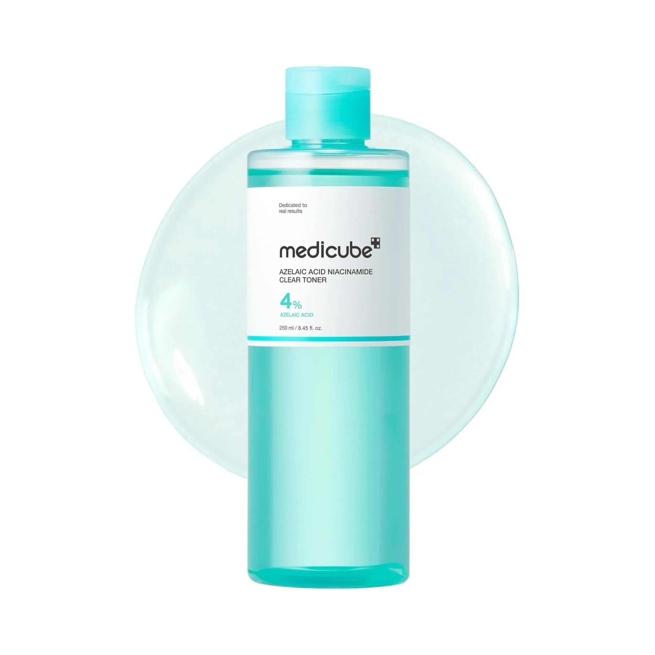 [Official Medicube Partner] Azelaic Acid Niacinamide Clear Toner 250ml - Troubled Skin Care, Ideal for Purifying & Calming | 4% Azelaic Acid & 2% Niacinamide| Soothing Daily Toner | Korean Skin Care | 8.45 fl.oz