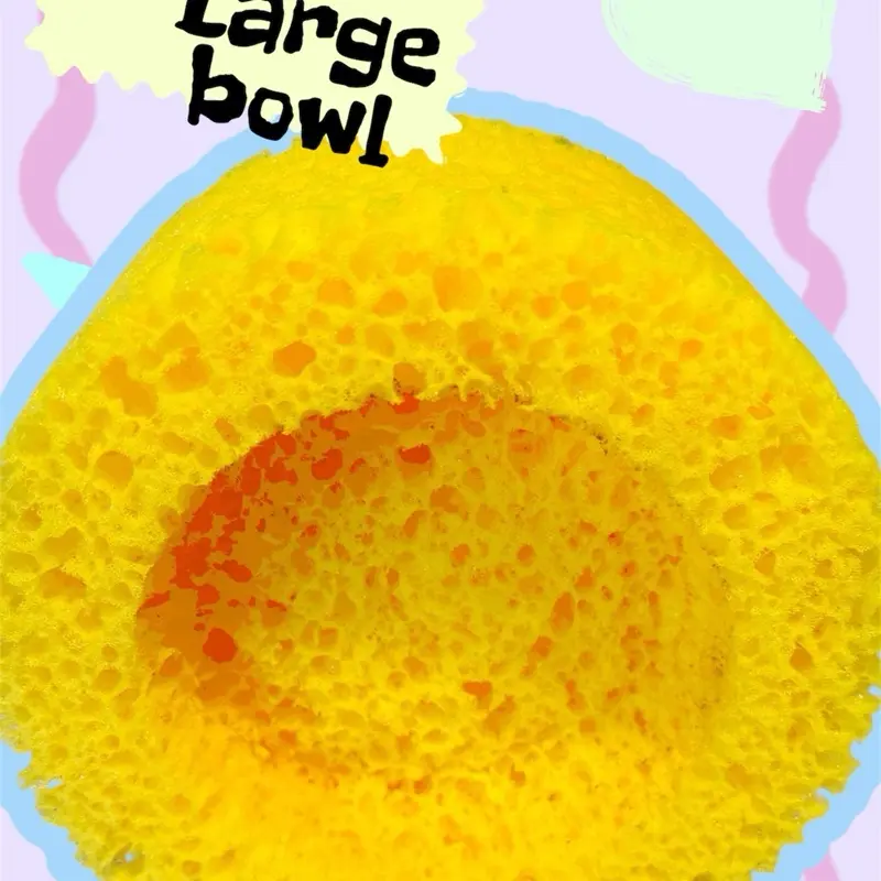 Custom Textured cheese sponge Asmr and diy purposes