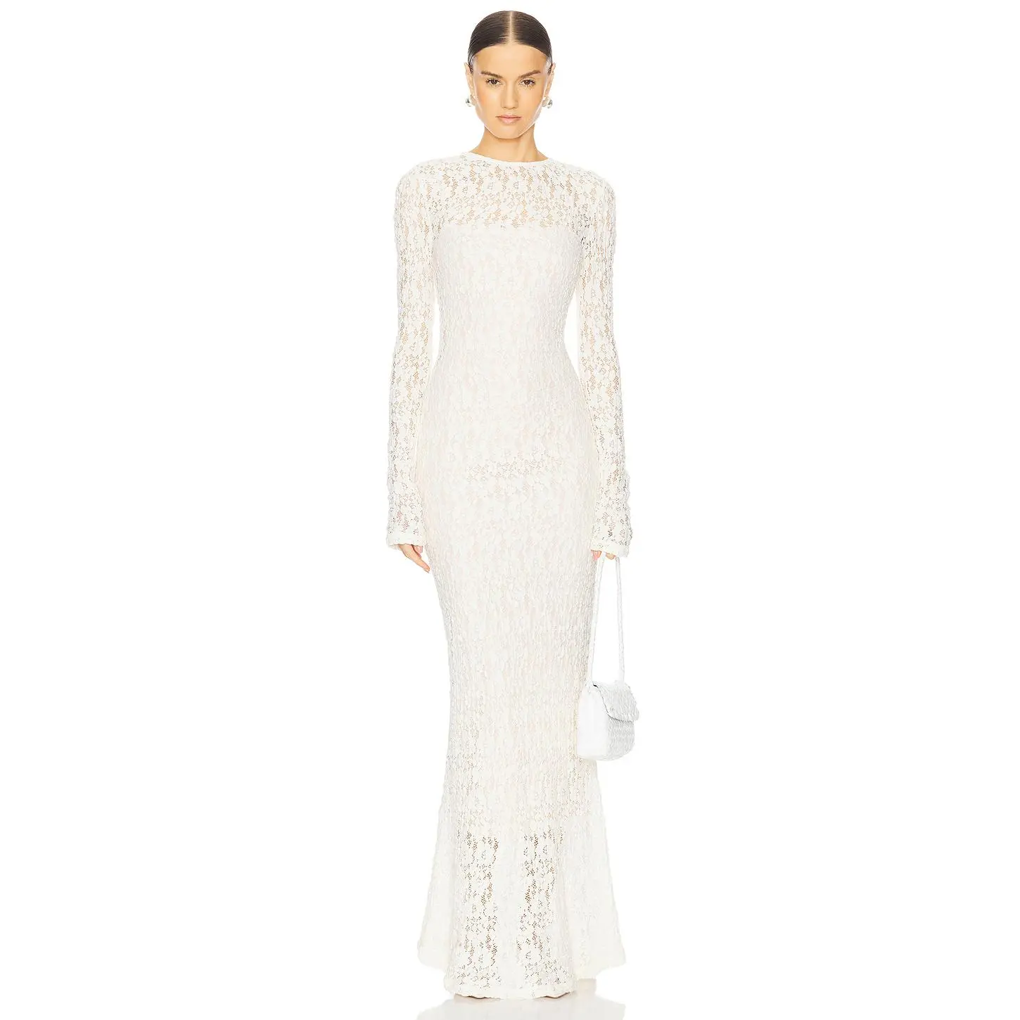 L'Academie Kayden Maxi Dress in Beige