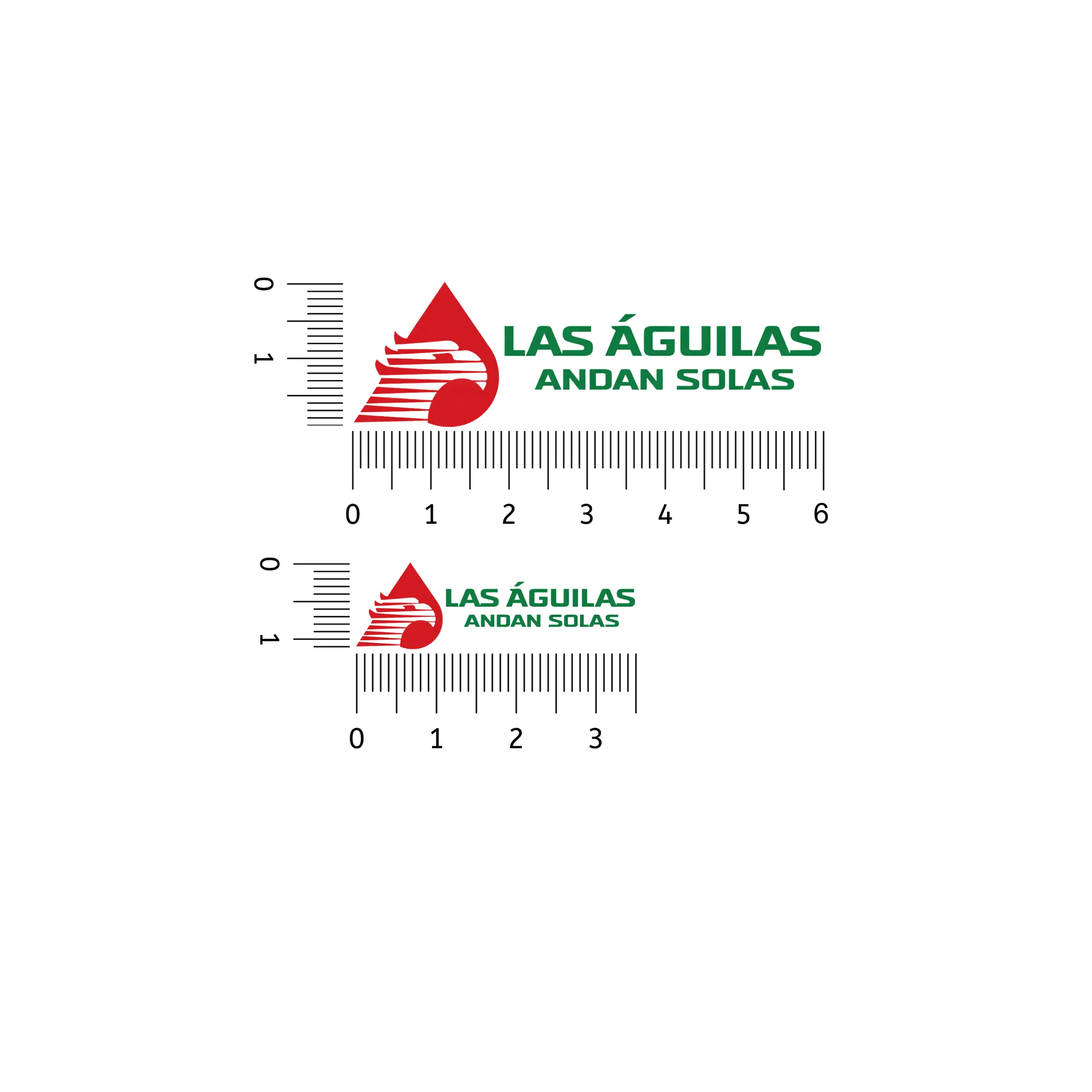 2-Pack UV Waterproof “Las Águilas Andan Solas” Stickers
