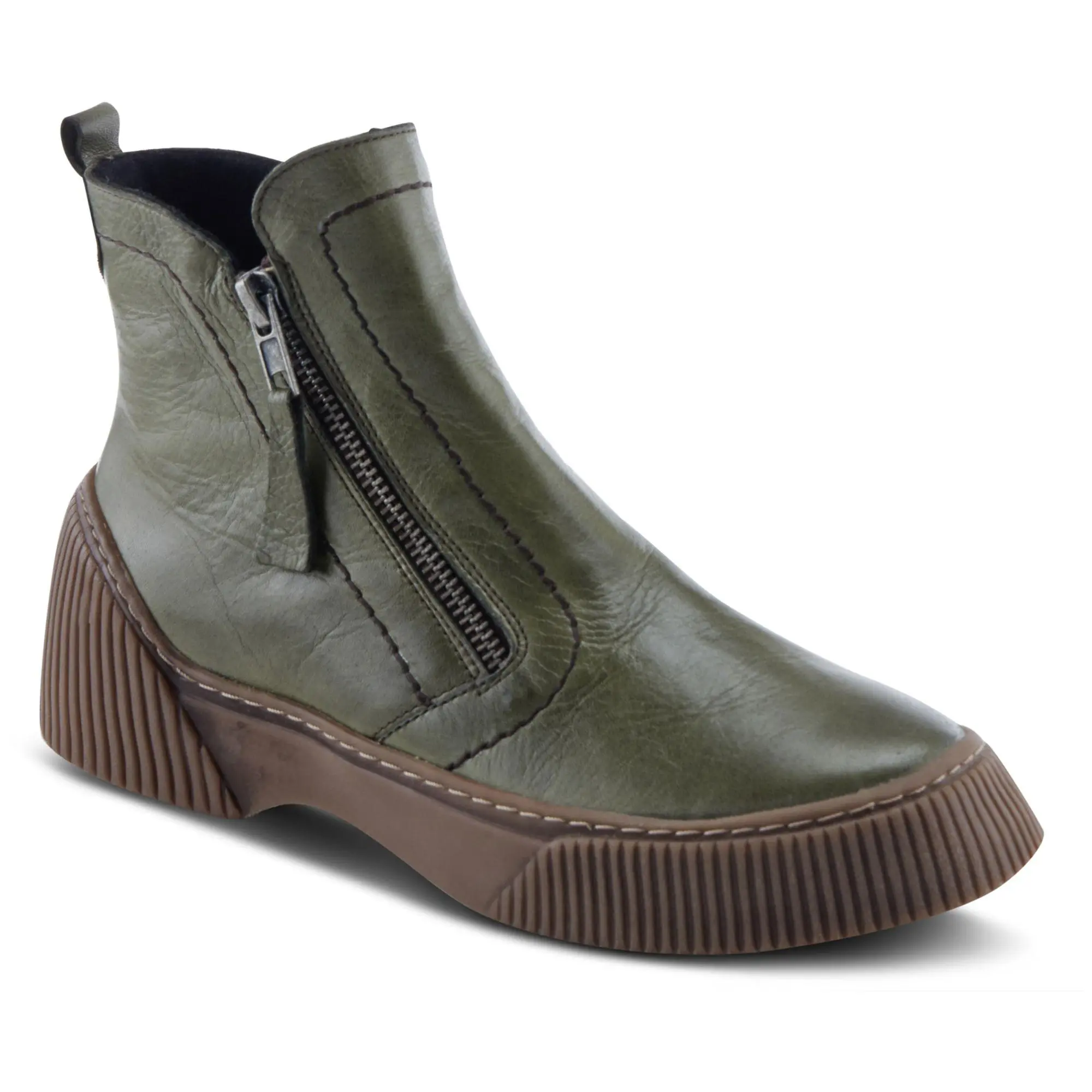 Spring Step Leather Booties - Kelko