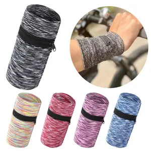 Fashion Neutral Wrist Wallet Bag Storage Pouch, 2-Pack Different Colors, Perfect for Gym, Travel Companions, Running, Cycling