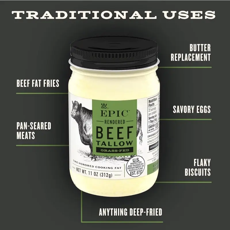 Beef Tallow Oil Kitchen