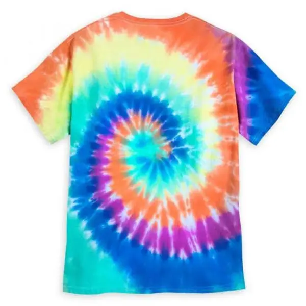 Rainbow Tie Dye Spiral T-Shirt - Unisex Oversized Short Sleeve Cotton Tee - Retro Hippie Streetwear Graphic Shirt for Men & Women