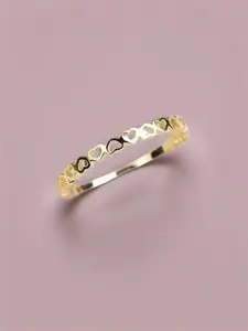 Simple hollowed out heart-shaped women's ring Dainty Stacking Rings suitable for daily parties, banquets, celebrations, jewelry, holiday gifts