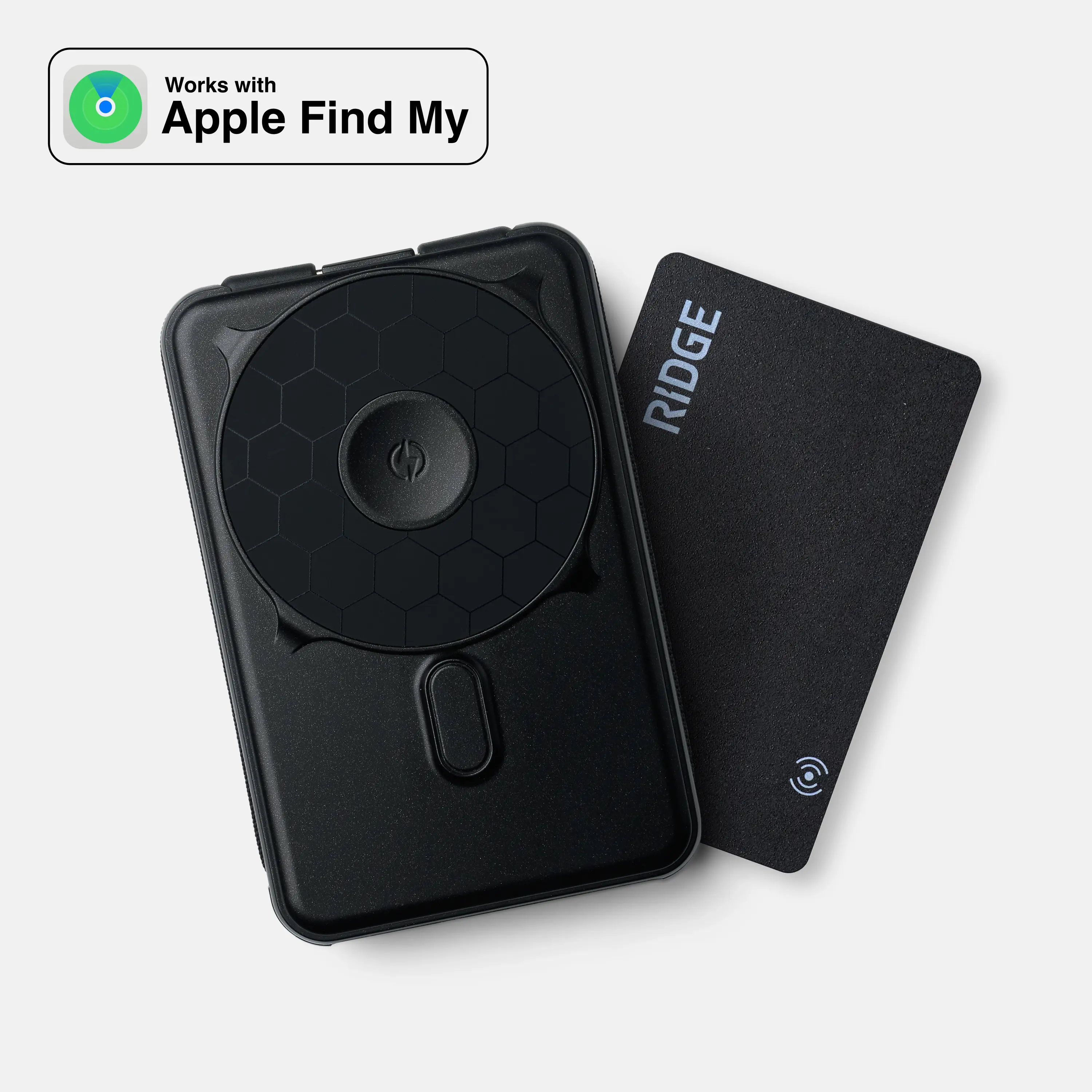 Ridge Magnetic Power Bank + Tracker Card Bundle | Apple FindMy Compatible | Never Lose Your Wallet | Minimalist EDC Set | Best Gift Idea