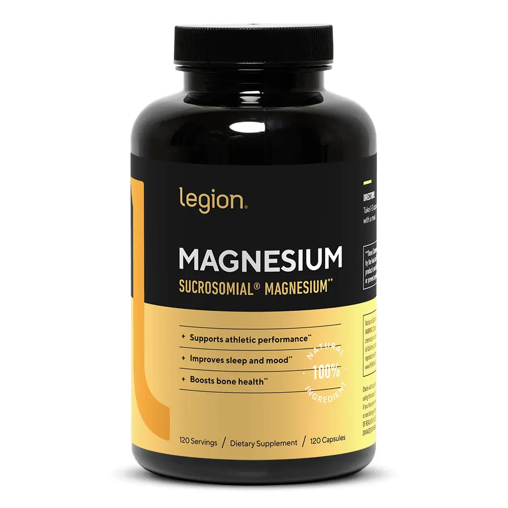 Legion Magnesium Sucrosomial Essential Mineral Supplement - 120 Servings
