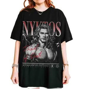 Nyktos From Blood and Ash T-Shirt, Flesh and Fire Fantasy Shirt, BookTok Merch, Romantic Dark Aesthetic Unisex Tee for Readers