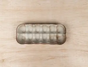 Ceramic Egg Crate-Egg Holder-Handmade Stoneware Tray-Jefferson Street Ceramics-Made in USA Egg Carton-Farmhouse -Grain