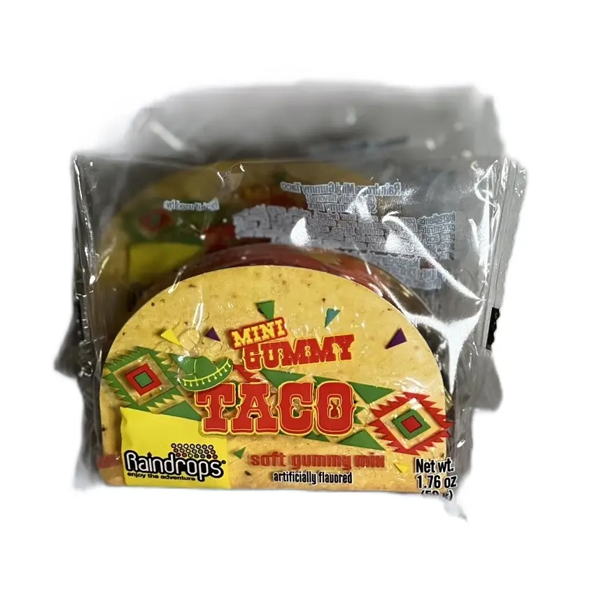 Gummy taco candy