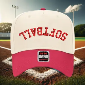 Upside Down Softball Hat: Embroidered SnapBack, Gameday Gift