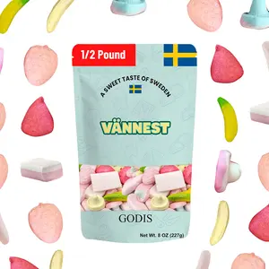 Swedish Marshmallow Mix - Sweet Fluffy Bonbon Snack with Authentic Swedish Flavors Strawberry Soft Vanilla Swedish Marshmallow Mix - Sweet Fluffy Bonbon Snack with Authentic Swedish Flavors Strawberry Soft Vanilla