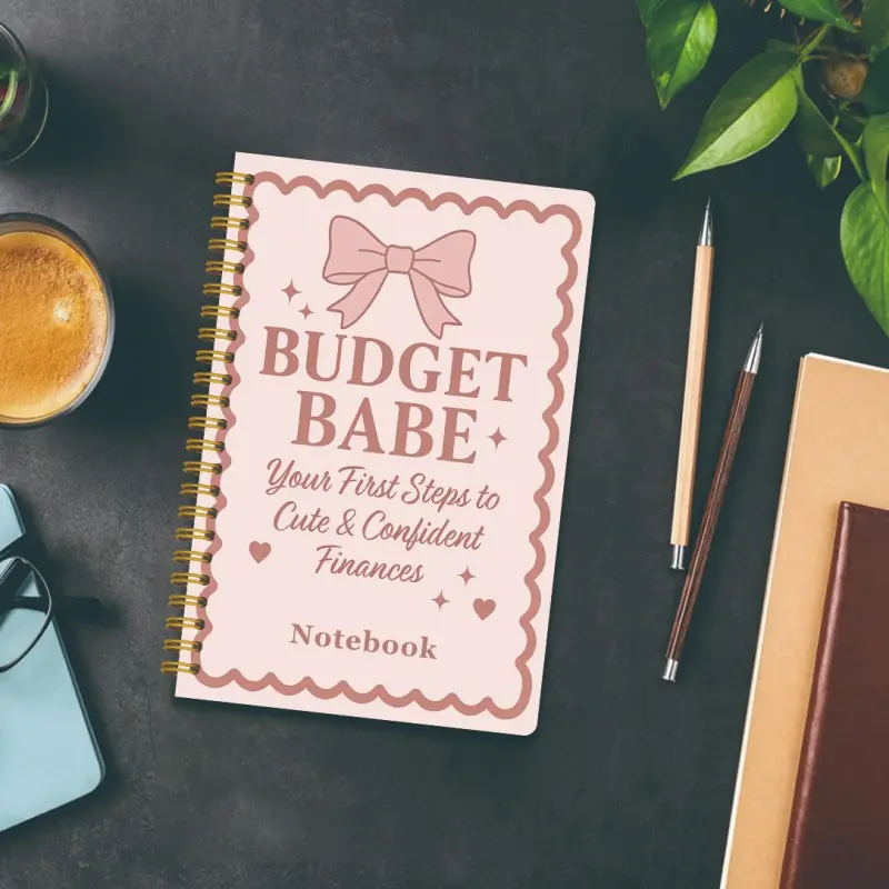 Budget Planning Book - Undated Financial Management Handbook, Monthly Budget Planner, with 100 pages (50 sheets) of 12-month budget records, monthly expense tracking and account book, suitable for individuals or small businesses, portable design