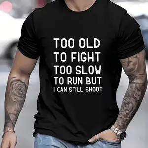 Casual T Shirt Featuring Fun Letter Design