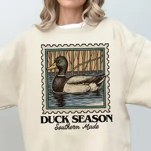 Duck Season Sweatshirt, Hunting Season Hoodie, Duck Hunting Shirt, Outdoor Bowhunting Outfit, Mathews Hunting Graphic