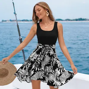 CUPSHE Sunset Escape Tropical Mini Dress