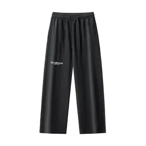 Fearless Apparel Raw-Seam Enzyme Washed Sweatpants – 100% Cotton Heavyweight Streetwear