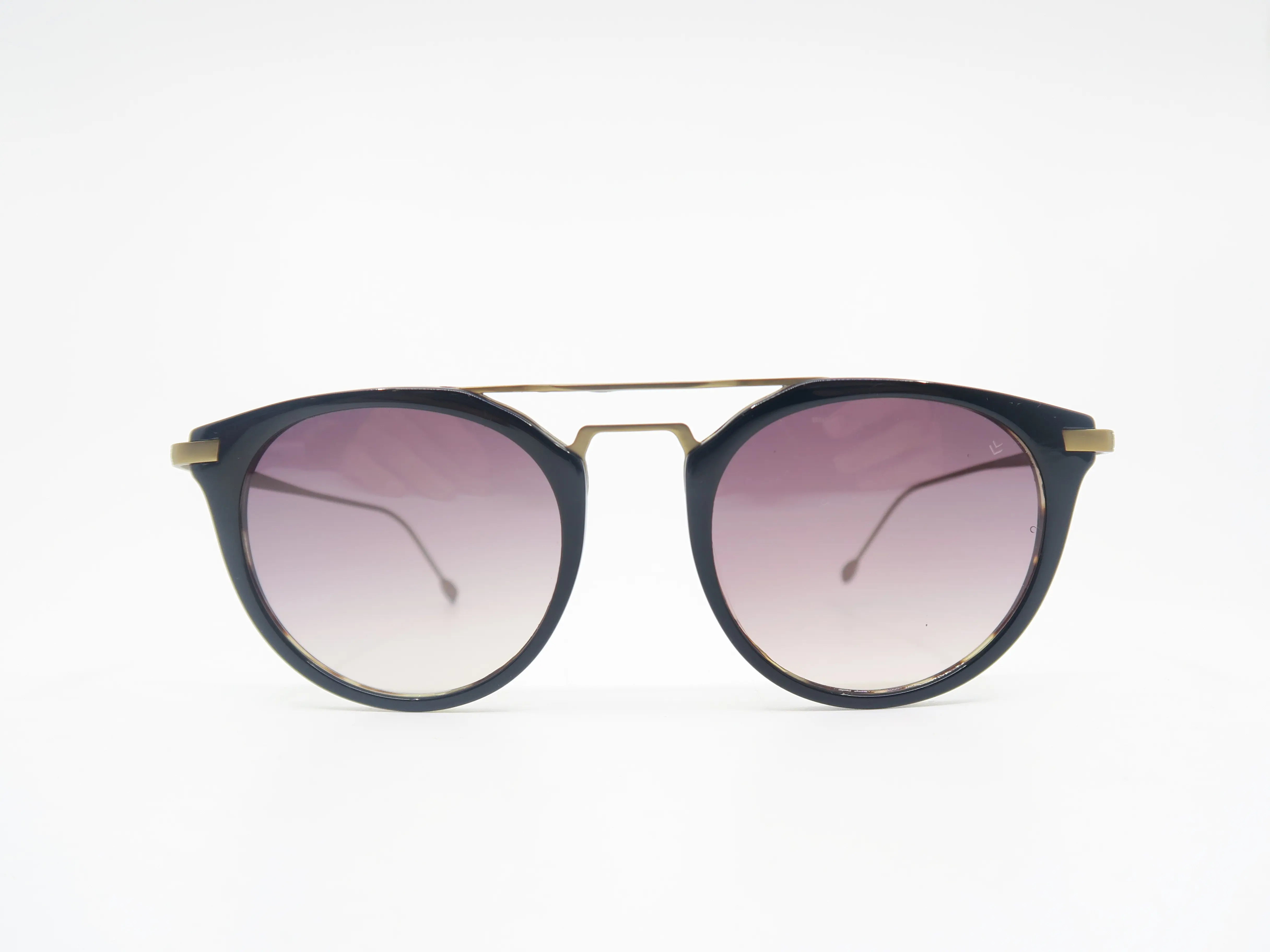 John Varvatos V522 Men's Oval Luxury Sunglasses, Designer Rock n Roll Fashion in Black Tortoise & Gold, Elevate Your Style, 48-20-145mm, Full Rim, Male Wear, Oval Frame, 48Mm Width