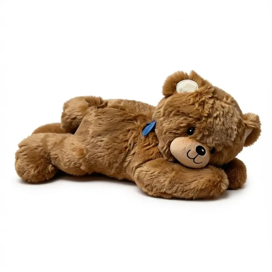 Lilly's Love Heatable & Coolable Lavender Scented Weighted Stuffed Animal - Microwavable Heatable Pad for Kids & Adults - Machine Washable Plushie - Calming Stuffed Animal for Anxiety - Bear