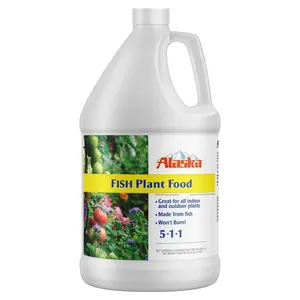 128 oz. (1 gal.) Organic Gardening Liquid Fish Emulsion Plant Food Fertilizer Concentrate 5-1-1