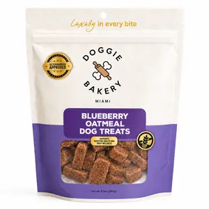 Dog Treats Blueberry & Oatmeal – Healthy Crunchy Biscuits for Dogs & Puppies