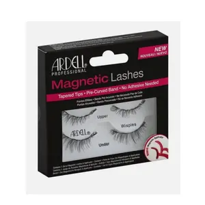 Ardell Professional Magnetic Wispies Double Lashes With pink Applicator,