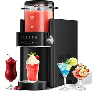 3-in-1 Slushie Machine, Ice Cream Maker and Margarita Machine,No Ice Needed, Self-Freezing with Rapid Chill, 6 Preset Modes and Automatic Cleaning, for Home, Party, Frozen Drinks, Frappe, Smoothie, Summer Must Have, Mothersdaygift