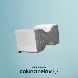 Coluna Relax Knee Support Pillow – Ergonomic Memory Foam Leg Pillow for Side Sleepers, Hip, Back & Knee Pain Relief, Spine Alignment Support