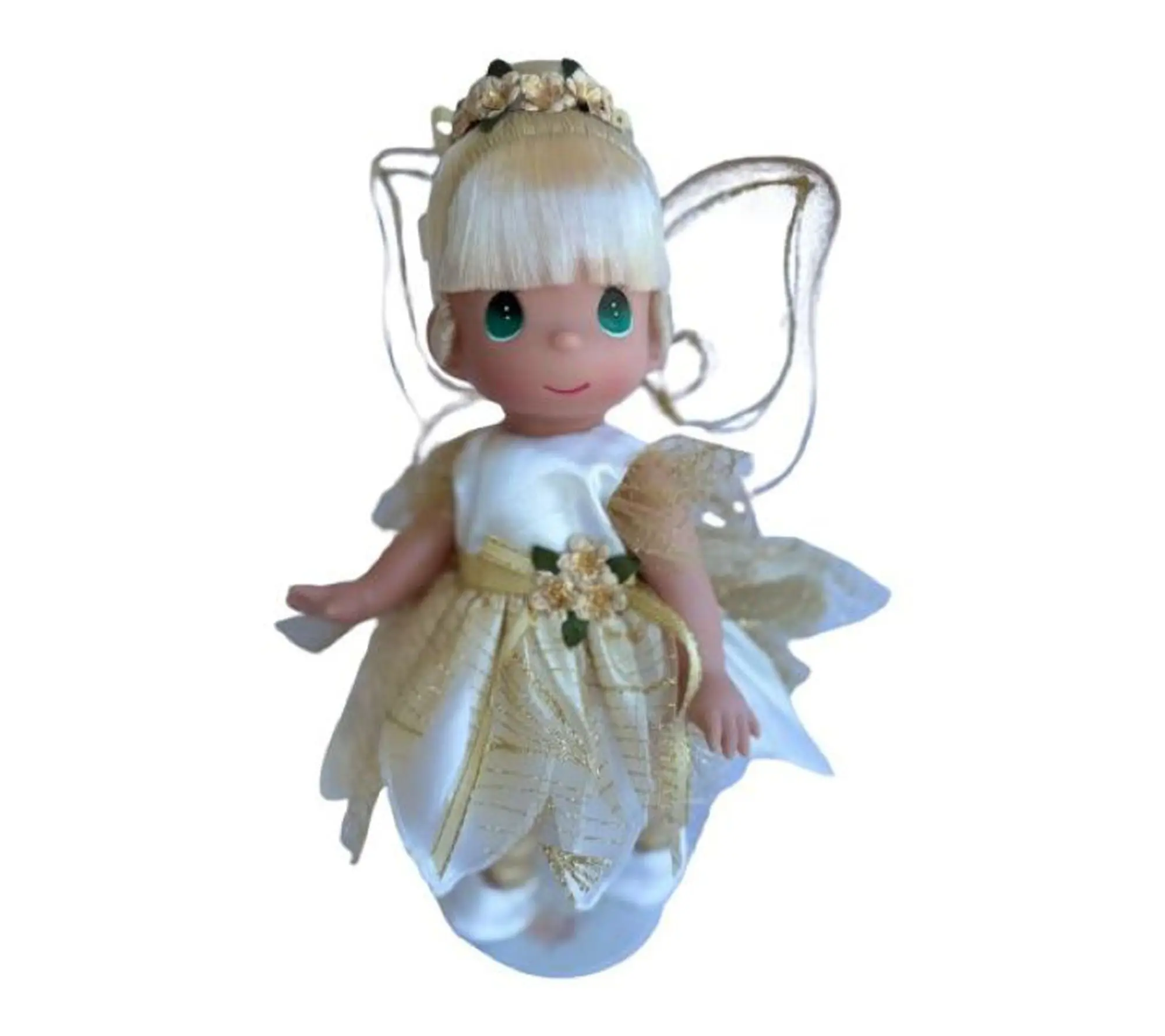 Precious Moments 12" Christmas Gold Elegance Tinker Bell Doll