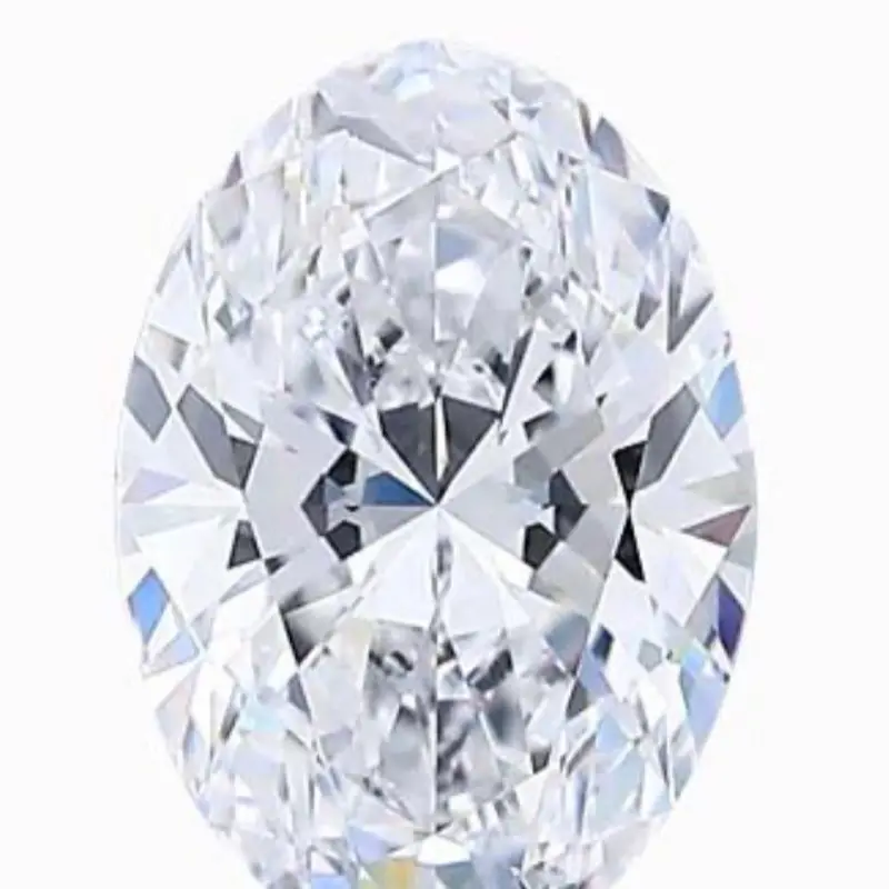 1.06 Carat Oval Lab-Grown VVS2 Clarity G Color Diamond