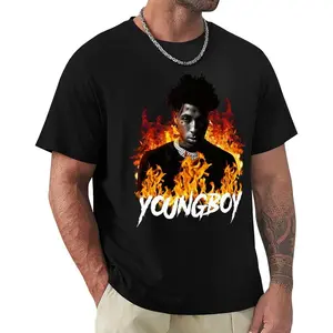 Men's T-Shirt YoungBoy Never Rapper Broke Again