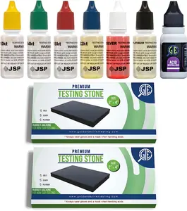 Gold Silver Jewelry Tester Appraisal Kit 10K 14K 18K 22K 24K Platinum Palladium Test Precious Metals 999 925 Scrap