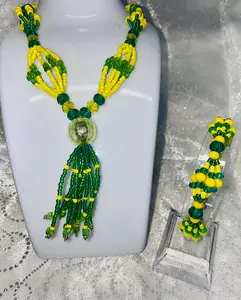 Necklace and Bracelet for Orula - Eleke Collar y Ilde Ide Idde de Orula