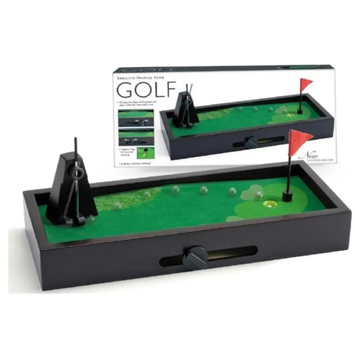 212 MAIN Desktop Golf Board Game - Intex Entertainment Design, Golf Fanatic Target, Variable Putting Surface, Hardwood Construction, 12+ Age Suitable, Right or Left Handers Compatible, Sports & Outdoor Fan Shop Gaming Item, Board Games, 12 Years And Up, M