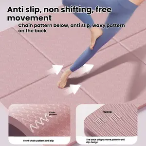 Foldable Yoga Mat for Kids, Portable Non-Slip Fitness Mat, Perfect for Home Naps and School Rest, Ideal for Gym and Exercise, Home Pilates Equipment, Yoga Equipment