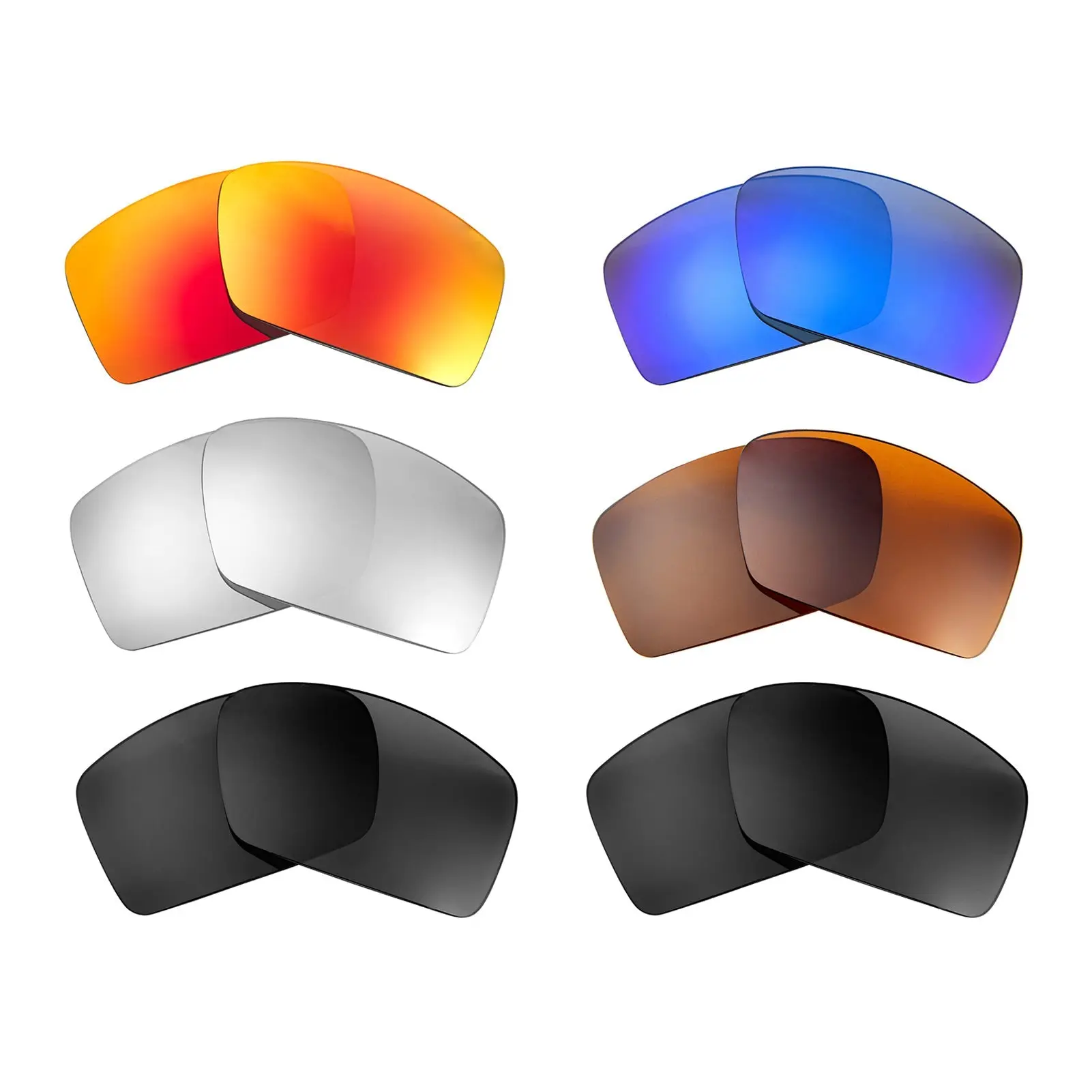 Walleva Replacement Lenses for Costa Del Mar Reefton