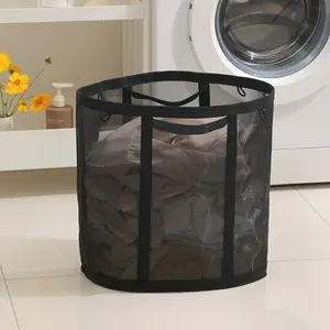 Foldable Laundry Basket with Handle, Portable Dirty Clothes Hamper for Bedroom, Bathroom, Toy Storage, Holiday Gift, Mother's Day Present