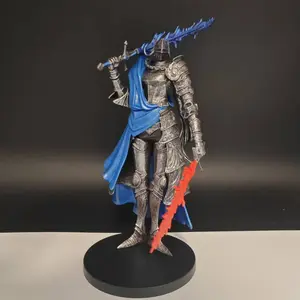 Dual Moon Knight Leanna Mezemo Sword Full Moon Queen Leanna Figure Action Figurine Decoration, Collectible Anime Character Model Toy