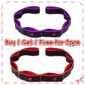 Buy one, get one free! Buy one resistance band and get another one for free! Segment anti-slip resistance bands enhance your workout results! Segment resistance bands are suitable for home use, yoga, Pilates, and rehabilitation training.