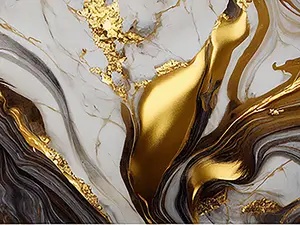 Abstracto Modernas Gold Wall Art Contemporary Design for Living Rooms Bedrooms & Offices Versatile Home Decor Piece with Modern Elegance and Artistic Ornaments Artwork Minimalist Photo Print Decoration