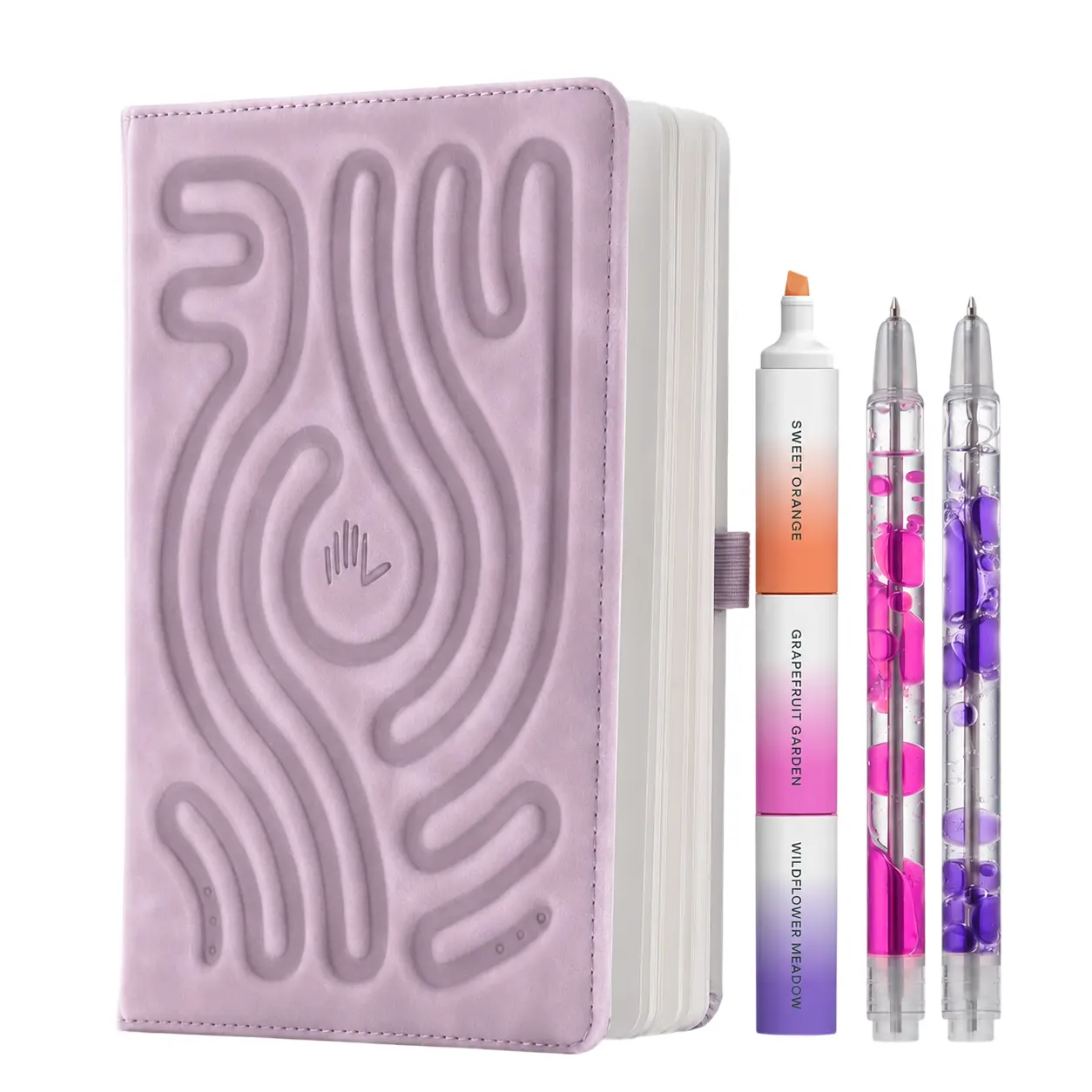 Lifelines Sensory Journals & Writing Wellness Sets - 160 Page Finger Maze or Bead Fidget Ruled Notebook Journals for Mindful Writing, Focus & Sensory Immersion