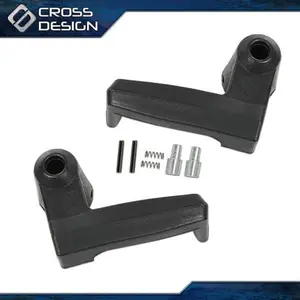 CROSSDESIGN Vent Window Handle Locks, ABS Plastic New Parts, Easy Install Original Fit for 1980-1998 Ford Bronco F-150 F-250, 2PCS LH&RH Vent Locks